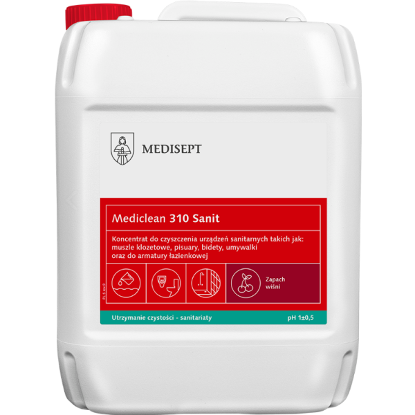 Płyn do mycia łazienek Sanit - zapach wiśni 5l